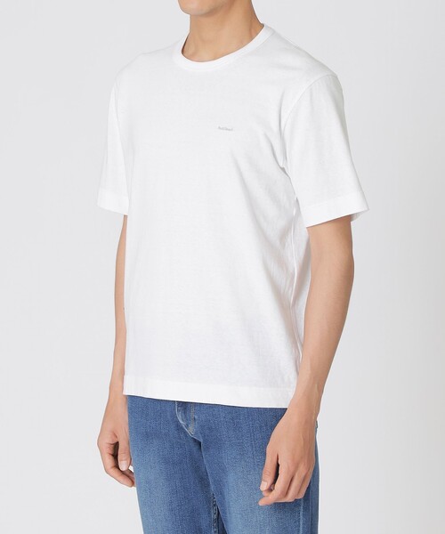 Paul Stuart（ポールスチュアート）の「ラフィスラブ天竺半袖Tシャツ（Tシャツ/カットソー・メンズ・ネイビー/ホワイト・XL/M/L）」の11枚目の写真