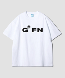 GRANFINNY（グランフィニ）の「ボールドロゴオーバーサイズ半袖Tシャツ-ホワイト（Tシャツ/カットソー）」