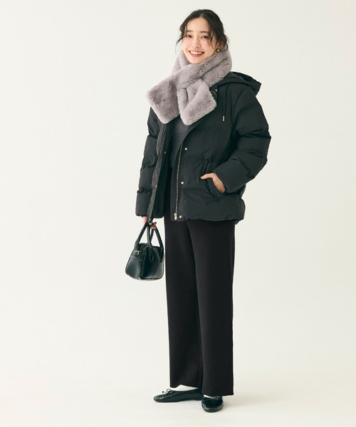 coca（coca）（コカ）の「【DAILY WARM】裏起毛ニットパンツ（その他パンツ・レディース・チャコール/グレー/ブラック/グレイッシュベージュ・L/M/S/XL）」の13枚目の写真