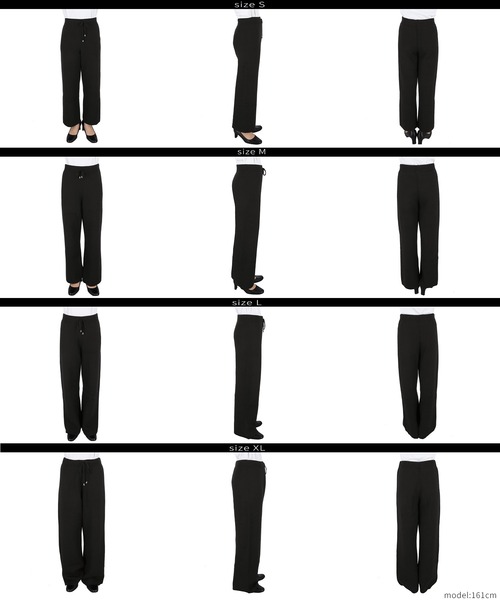 coca（coca）（コカ）の「【DAILY WARM】裏起毛ニットパンツ（その他パンツ・レディース・チャコール/グレー/ブラック/グレイッシュベージュ・L/M/S/XL）」の22枚目の写真