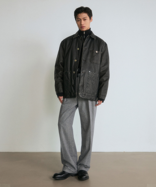 DUSTYWHITE（ダスティーホワイト）の「ヘリンボーンテーラードスラックス（スラックス・メンズ・その他・SMALL/LARGE/MEDIUM）」の3枚目の写真