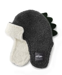 SHOO・LA・RUE | 恐竜なりきり耳あて付きニット帽子(ニットキャップ/ビーニー)