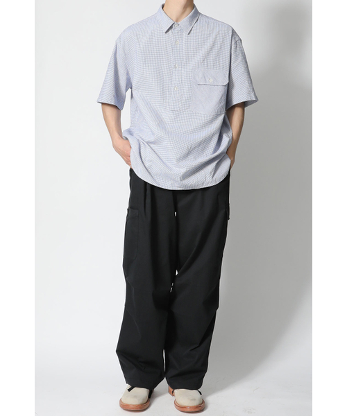 HORLISUN(ホーリーサン)の「Ophir Windowpane Check Pullover Shirt Blue(シャツ/ブラウス・レディース・その他・SMALL/MEDIUM/LARGE)」の9枚目の写真
