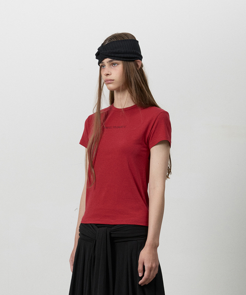 THREE TO EIGHTY(スリートゥエイティー)の「STANDARD CORSET GRAPHIC TEE RED(Tシャツ/カットソー・レディース・その他・FREE)」の2枚目の写真