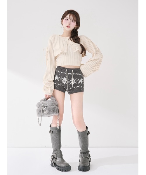 ノルディックニットショートパンツ（その他パンツ）｜Darich