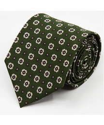 MANNERGRAM（マナーグラム）の「エスティブラウン ミディアムフラワーネクタイ 001（ネクタイ）」