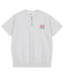 SUNDAY FRUIT MARKET（サンデーフルーツマーケット）の「FLAG HALF ZIP SWEATSHIRT GRAY（Tシャツ/カットソー）」