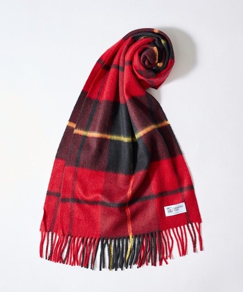 Johnstons of Elgin（ジョンストンズオブエルガン）の「【Johnstons】CASHMERE PLAIN WIDE SCARF（マフラー・レディース・その他1/ベージュ/その他2・FREE）」の3枚目の写真