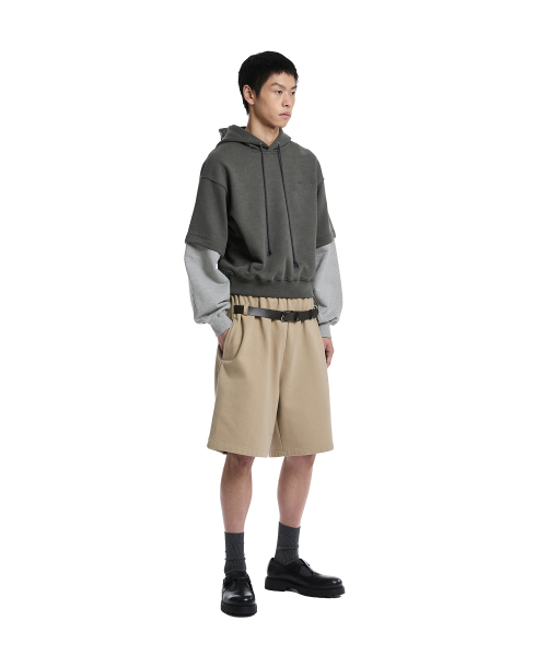 TRUNK PROJECT（トランクプロジェクト）の「ベルト付きラウンジショーツ_ベージュ（その他パンツ・メンズ・その他・SMALL/LARGE）」の4枚目の写真