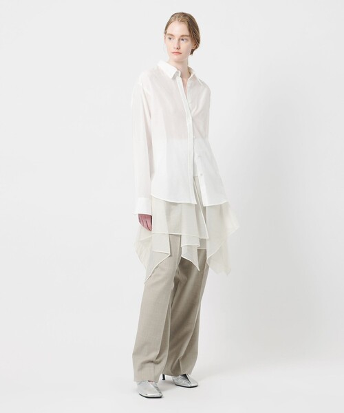 AEWEN MATOPH（イウエン マトフ）の「＜AEWEN MATOPH＞ラッフルミニスカート ベアトップ ‐ 2WAY ウォッシャブル ‐（スカート・レディース・ブラック/ホワイト・FREE）」の11枚目の写真