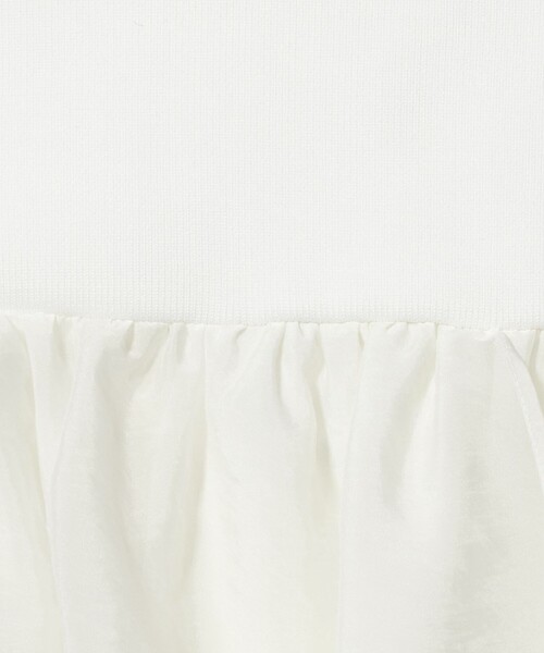 AEWEN MATOPH（イウエン マトフ）の「＜AEWEN MATOPH＞ラッフルミニスカート ベアトップ ‐ 2WAY ウォッシャブル ‐（スカート・レディース・ブラック/ホワイト・FREE）」の3枚目の写真