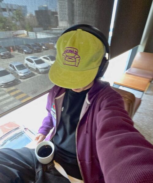 AFTERMATH(アフターマス)の「WAFFLE ZIP HOODIE (PURPLE)(パーカー・レディース・パープル・MEDIUM/LARGE/X-LARGE)」の6枚目の写真