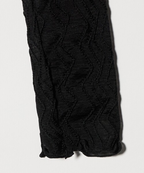 EMMEL REFINES（エメルリファインズ）の「＜EMMEL REFINES＞EM ナミナミ シアータート ルカットソー（Tシャツ/カットソー・レディース・ホワイト/ブラック・FREE）」の14枚目の写真