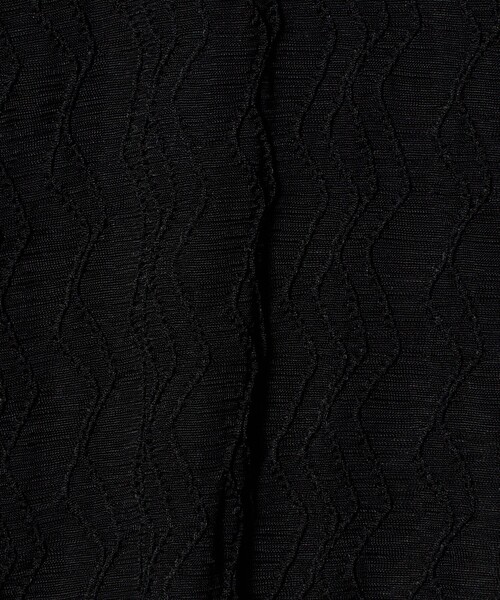 EMMEL REFINES（エメルリファインズ）の「＜EMMEL REFINES＞EM ナミナミ シアータート ルカットソー（Tシャツ/カットソー・レディース・ホワイト/ブラック・FREE）」の16枚目の写真