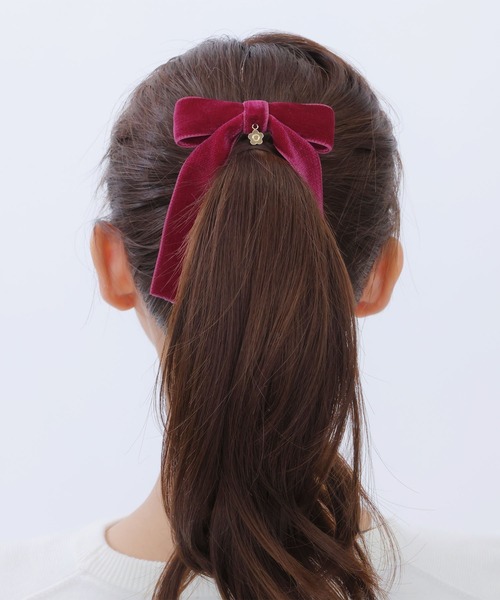 ベロアリボン バレッタ（バレッタ/ヘアクリップ）｜MARY QUANT（マリー