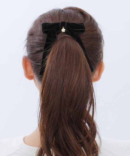 ベロアリボン バレッタ（バレッタ/ヘアクリップ）｜MARY QUANT（マリー