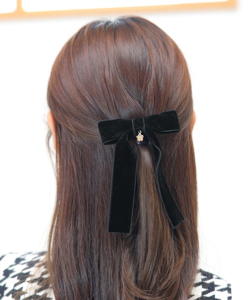 ベロアリボン バレッタ（バレッタ/ヘアクリップ）｜MARY QUANT（マリー