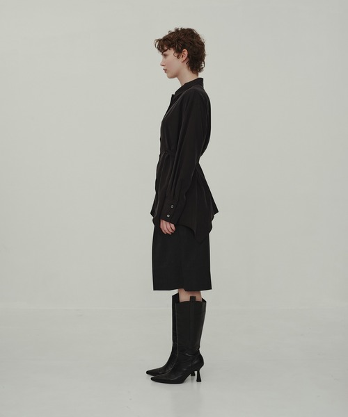Wool Tuck Half Pants/ウールタックハーフパンツ/ショートパンツ