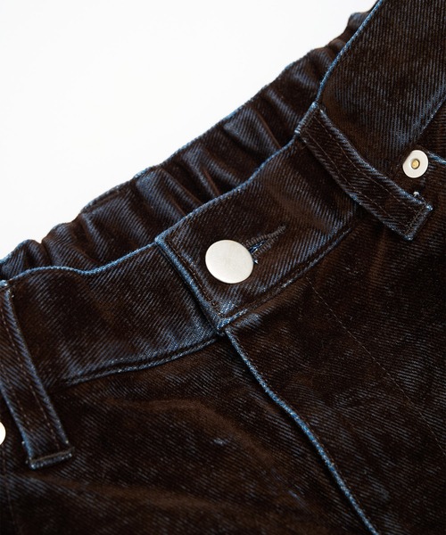 STUDIOUS（ステュディオス）の「【STUDIOUS】FLOCKY DENIM（デニムパンツ・メンズ・ホワイト/ブラウン/ダークブラウン・2/1）」の8枚目の写真