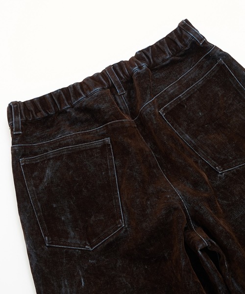 STUDIOUS（ステュディオス）の「【STUDIOUS】FLOCKY DENIM（デニムパンツ・メンズ・ホワイト/ブラウン/ダークブラウン・2/1）」の10枚目の写真