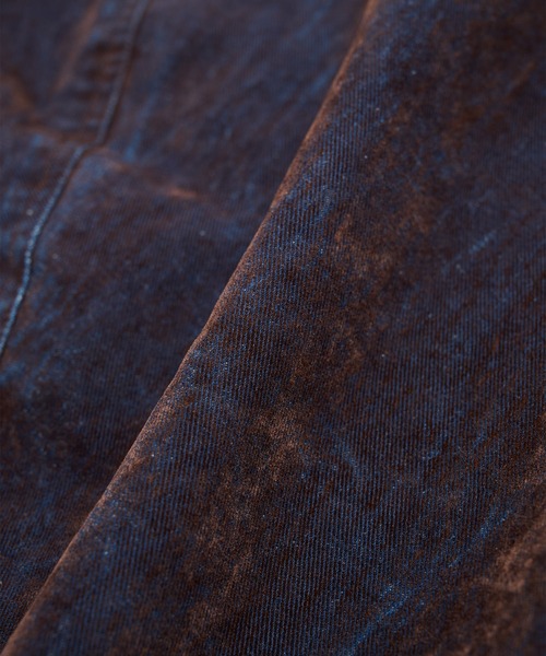 STUDIOUS（ステュディオス）の「【STUDIOUS】FLOCKY DENIM（デニムパンツ・メンズ・ホワイト/ブラウン/ダークブラウン・2/1）」の14枚目の写真