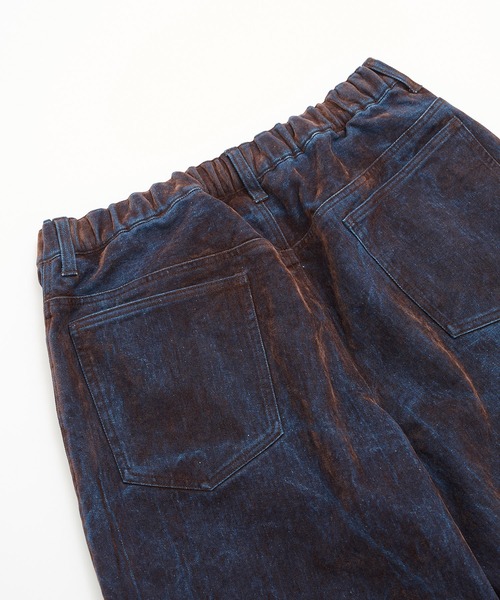 STUDIOUS（ステュディオス）の「【STUDIOUS】FLOCKY DENIM（デニムパンツ・メンズ・ホワイト/ブラウン/ダークブラウン・2/1）」の15枚目の写真