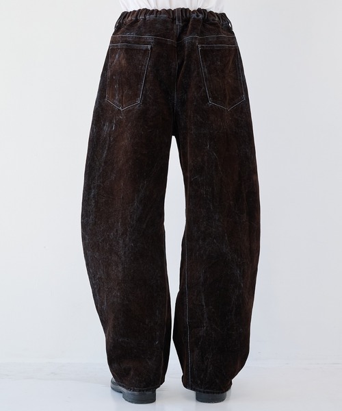 STUDIOUS（ステュディオス）の「【STUDIOUS】FLOCKY DENIM（デニムパンツ・メンズ・ホワイト/ブラウン/ダークブラウン・2/1）」の20枚目の写真