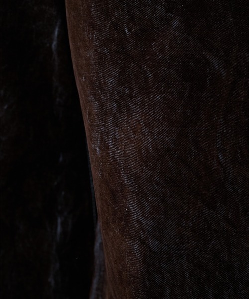 STUDIOUS（ステュディオス）の「【STUDIOUS】FLOCKY DENIM（デニムパンツ・メンズ・ホワイト/ブラウン/ダークブラウン・2/1）」の22枚目の写真