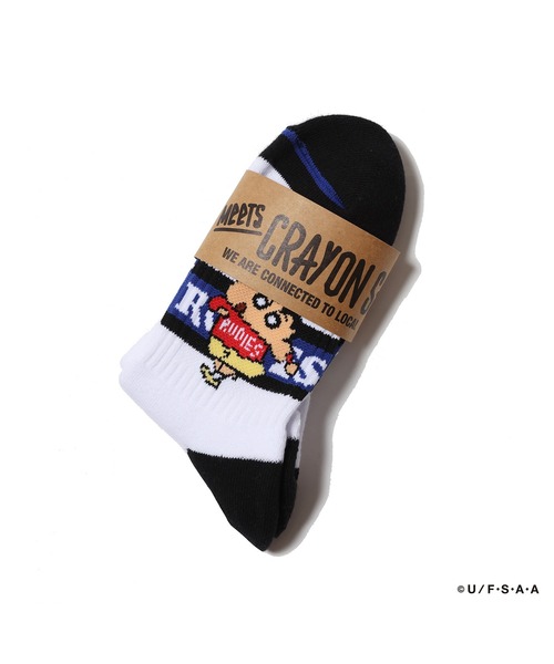 RUDIE'S(ルーディーズ)の「RUDIE'S x CRAYON SHINCHAN SOCKS/ルーディーズ×クレヨンしんちゃん ソックス(ソックス/靴下・メンズ・ブルー/ホワイト・FREE)」の6枚目の写真