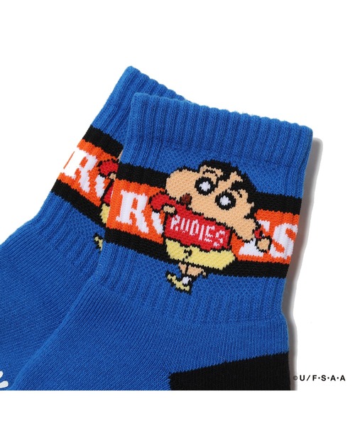 RUDIE'S(ルーディーズ)の「RUDIE'S x CRAYON SHINCHAN SOCKS/ルーディーズ×クレヨンしんちゃん ソックス(ソックス/靴下・メンズ・ブルー/ホワイト・FREE)」の10枚目の写真