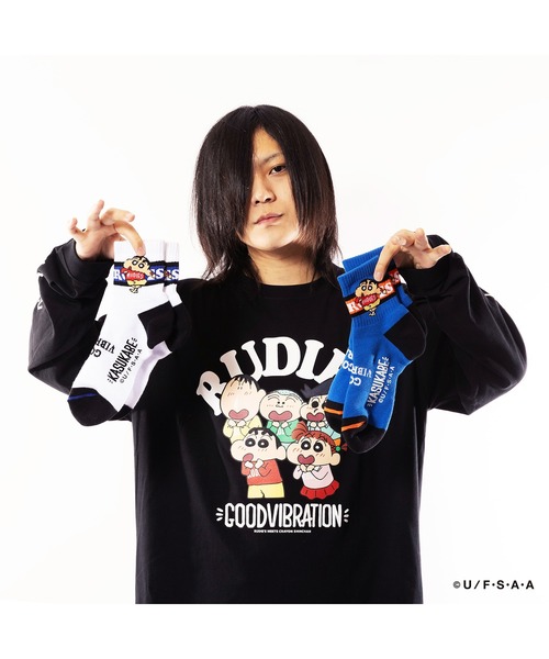 RUDIE'S(ルーディーズ)の「RUDIE'S x CRAYON SHINCHAN SOCKS/ルーディーズ×クレヨンしんちゃん ソックス(ソックス/靴下・メンズ・ブルー/ホワイト・FREE)」の17枚目の写真