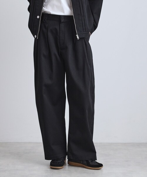 Dickies（ディッキーズ）の「【別注】Dickies バギーシルエットパンツ（その他パンツ・メンズ・ブラック/ベージュ・03/02）」の2枚目の写真