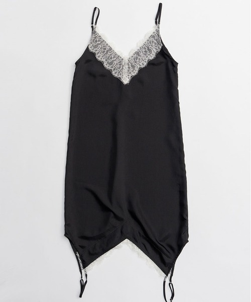 PRANK PROJECT（プランクプロジェクト）の「2WAYスカーフレースチュニック / Inverted Cami Dress（その他トップス・レディース・ブラック/アイボリー/ブラウン・FREE）」の10枚目の写真