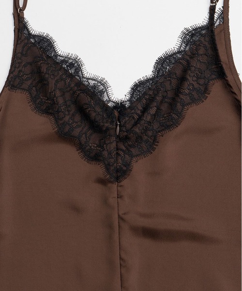 PRANK PROJECT（プランクプロジェクト）の「2WAYスカーフレースチュニック / Inverted Cami Dress（その他トップス・レディース・ブラック/アイボリー/ブラウン・FREE）」の12枚目の写真