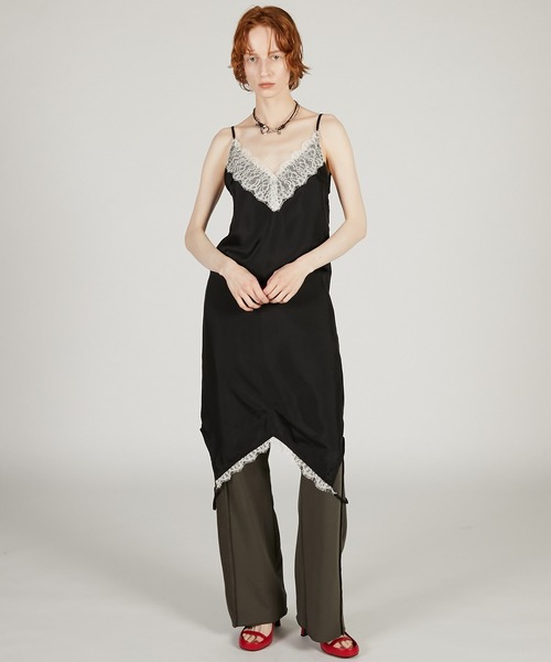 PRANK PROJECT（プランクプロジェクト）の「2WAYスカーフレースチュニック / Inverted Cami Dress（その他トップス・レディース・ブラック/アイボリー/ブラウン・FREE）」の18枚目の写真