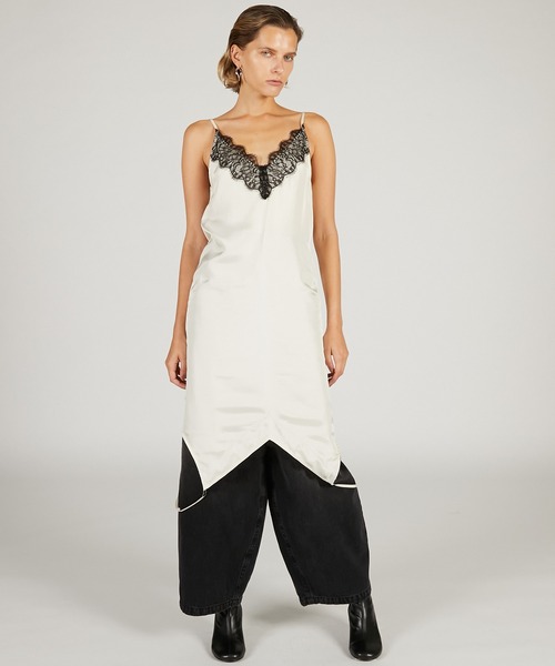 PRANK PROJECT（プランクプロジェクト）の「2WAYスカーフレースチュニック / Inverted Cami Dress（その他トップス・レディース・ブラック/アイボリー/ブラウン・FREE）」の17枚目の写真