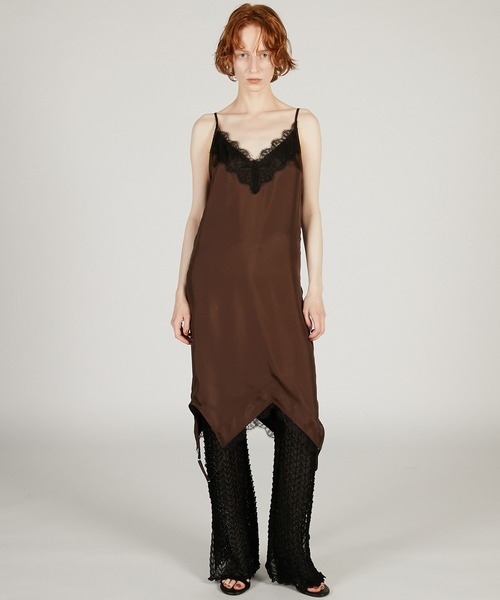 PRANK PROJECT（プランクプロジェクト）の「2WAYスカーフレースチュニック / Inverted Cami Dress（その他トップス・レディース・ブラック/アイボリー/ブラウン・FREE）」の19枚目の写真