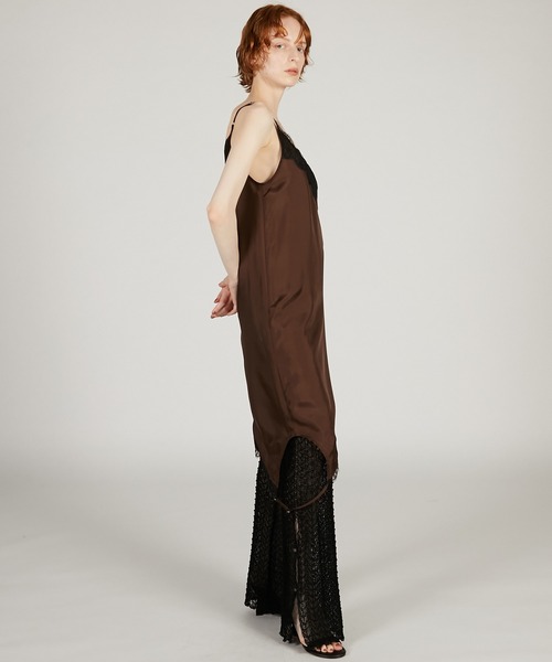 PRANK PROJECT（プランクプロジェクト）の「2WAYスカーフレースチュニック / Inverted Cami Dress（その他トップス・レディース・ブラック/アイボリー/ブラウン・FREE）」の6枚目の写真