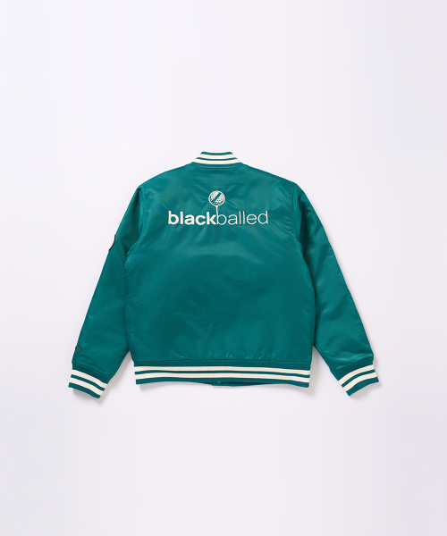 BLACKBALLED(ブラックボールド)の「BBG スタジアムジャケット グリーン(スタジャン・メンズ・その他・SMALL/MEDIUM/LARGE/X-LARGE)」の2枚目の写真