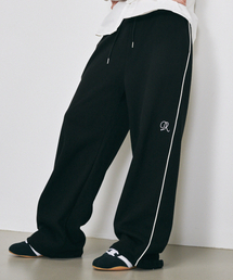 DEARMYDEER（ディアマイディア）の「ディアDRパイピングスウェットパンツ（ブラック）（スウェットパンツ）」