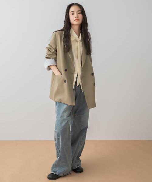 nowos】21AW ダックオーバージャケット セール】ワイドスリーブ