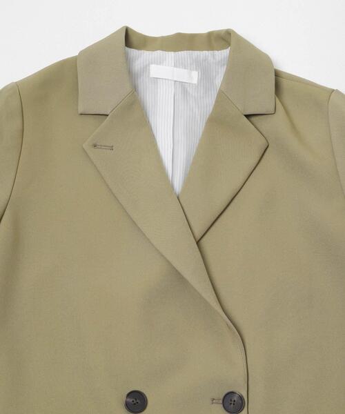 SENSE OF PLACE by URBAN RESEARCH(センスオブプレイスバイアーバンリサーチ)の「ワイドスリーブオーバージャケット(テーラードジャケット・レディース・アイボリー/ベージュ/チャコールグレー・ONE)」の6枚目の写真