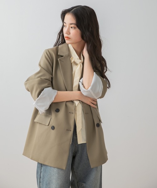 セール】ワイドスリーブオーバージャケット（テーラードジャケット