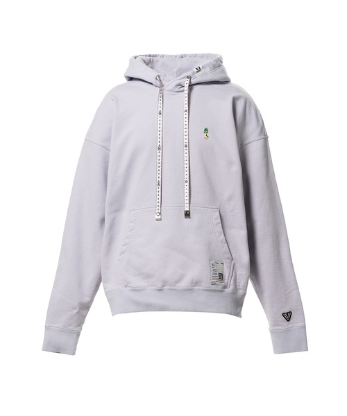 Maison MIHARA YASUHIRO(メゾンミハラヤスヒロ)の「Leon Embroidery Hoodie(スウェット・メンズ・グレー/パープル/ブラック・48/46)」の3枚目の写真