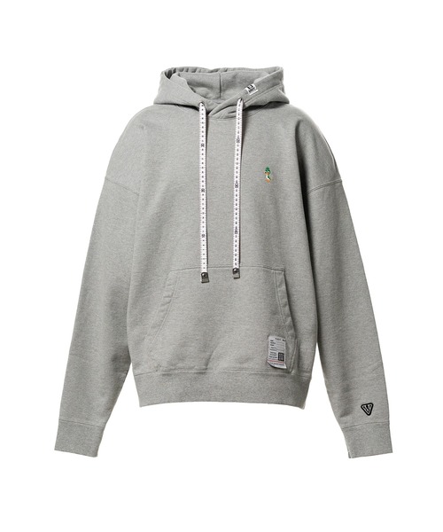 Maison MIHARA YASUHIRO(メゾンミハラヤスヒロ)の「Leon Embroidery Hoodie(スウェット・メンズ・グレー/パープル/ブラック・48/46)」の2枚目の写真