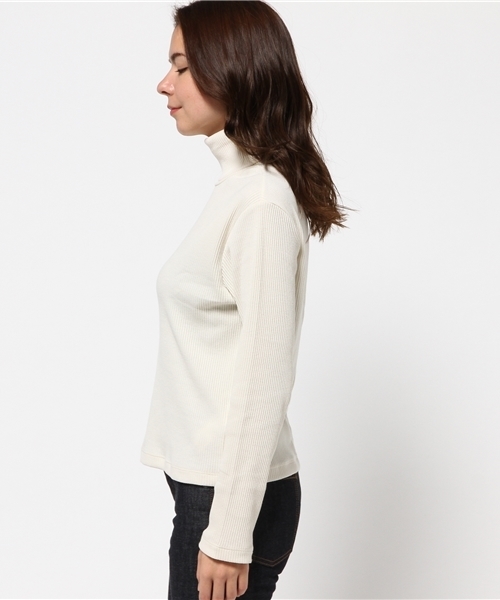 MOUSSY(マウジー)の「Turtle Neck tops(Tシャツ/カットソー・レディース・チャコールグレー/オフホワイト/イエロー系その他・FREE)」の5枚目の写真