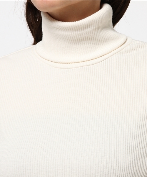 MOUSSY(マウジー)の「Turtle Neck tops(Tシャツ/カットソー・レディース・チャコールグレー/オフホワイト/イエロー系その他・FREE)」の8枚目の写真