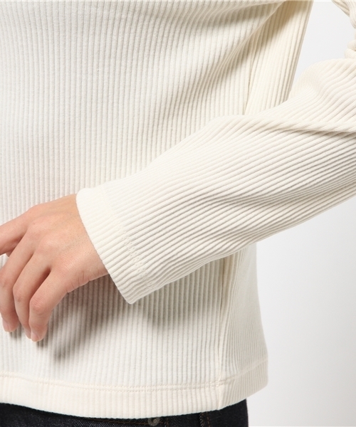 MOUSSY(マウジー)の「Turtle Neck tops(Tシャツ/カットソー・レディース・チャコールグレー/オフホワイト/イエロー系その他・FREE)」の9枚目の写真