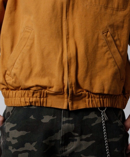 NYLAUS（ナイラス）の「【Nylaus】2026新作 キャンバス デトロイトジャケット 襟コーデュロイ ショート丈 レギュラーフィット（ブルゾン・メンズ・カモフラージュ/キャメル・L/M）」の22枚目の写真