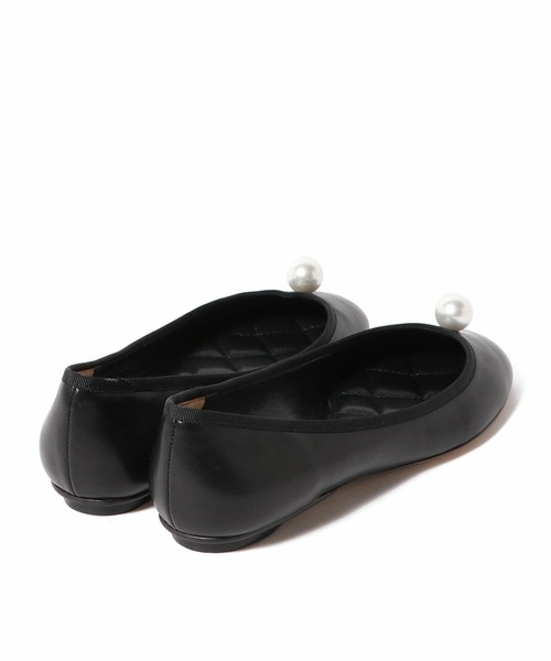 Pippichic（ピッピシック）の「PIPPICHIC / パールフラットシューズ（パンプス・レディース・ブラック・37/36/35.5/38）」の7枚目の写真